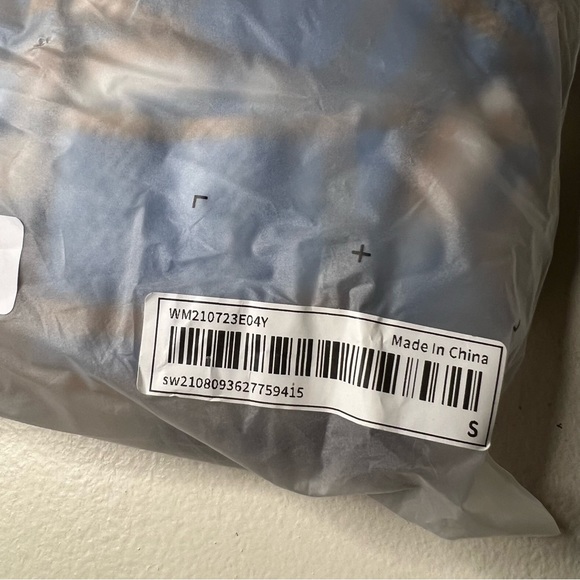 Plaid Flap Pocket Drop Shoulder Overcoat - Picture 5 of 7